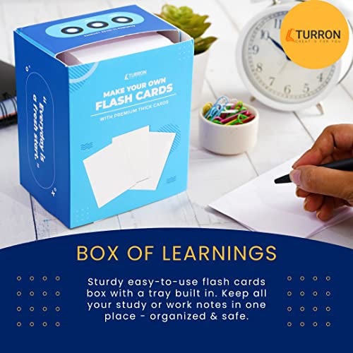 Turron Blank Index Flash Cards (300, White, 3 x 5 Inch, Dotted) - Image 5