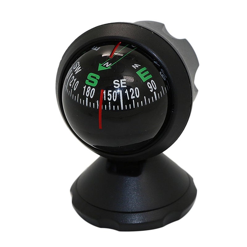 Car Compass Mini With Adhesive Base For Dashboard Driving Navigation - Image 2