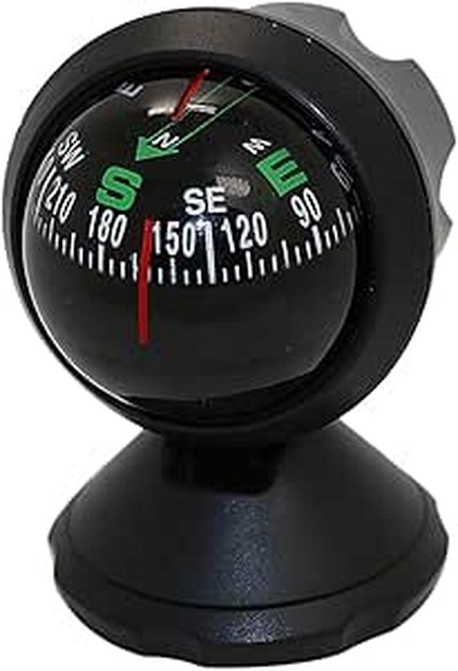 Car Compass Mini With Adhesive Base For Dashboard Driving Navigation - Image 1