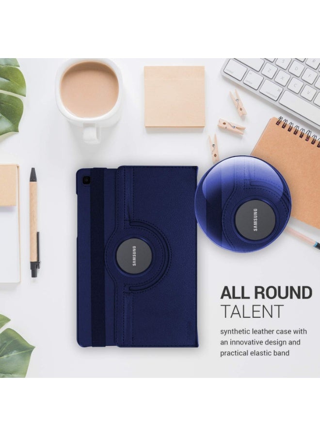 Protective Cover for Samsung Galaxy Tab A 10.1 inch (2019)[T510/T515], 360° Rotatable Smart Stand, Leather Folio Flip Cover with Multi-Angle Viewing, Auto Wake Sleep (blue) - Image 2