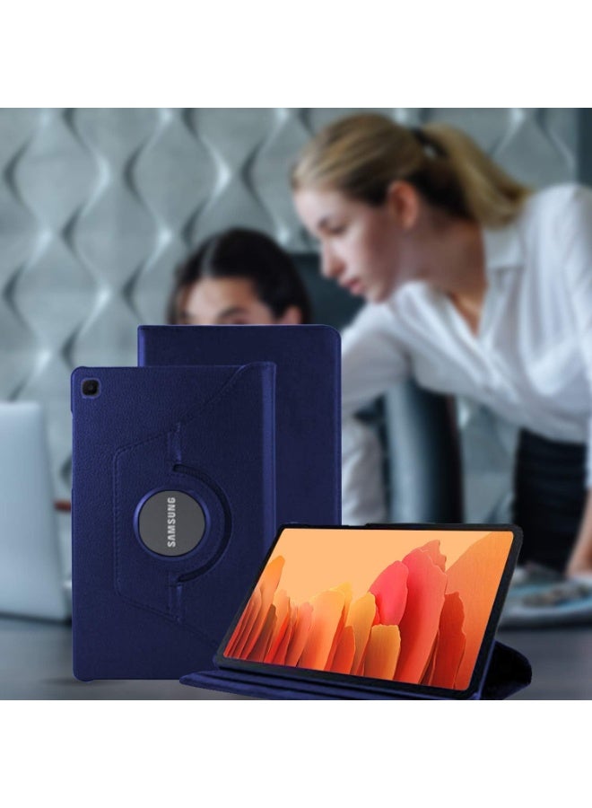 Protective Cover for Samsung Galaxy Tab A 10.1 inch (2019)[T510/T515], 360° Rotatable Smart Stand, Leather Folio Flip Cover with Multi-Angle Viewing, Auto Wake Sleep (blue) - Image 3
