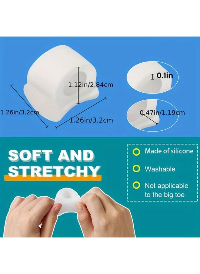 Pink Gel Toe Protector Pads 6pcs 3 Pairs Comfortable Daily Supplies - Image 4