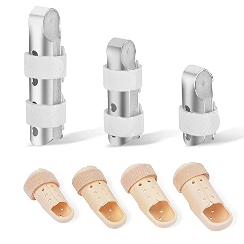 Sopito Finger Splint 7PCS Finger Support Brace Stabilizer for Straightening Arthritis Knuckle Immobilization