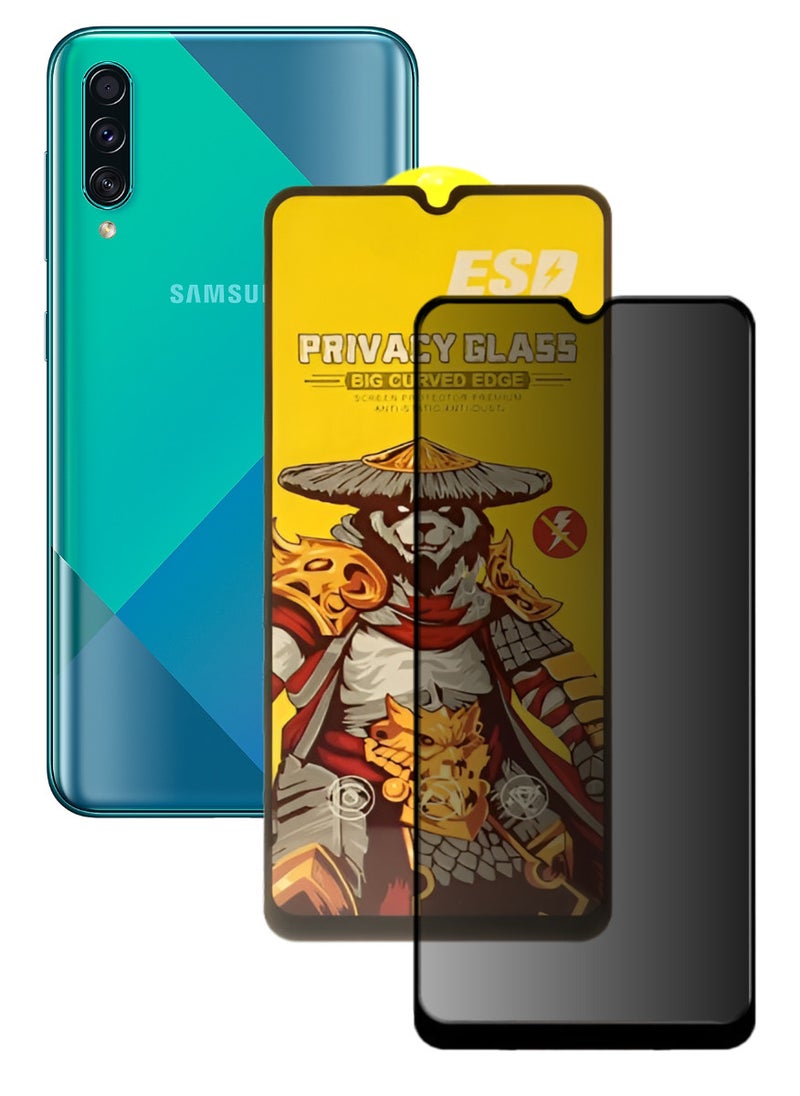 ESD Tempered Dustproof Privacy Glass Screen Protector Compatible For Samsung Galaxy A50s - Image 1