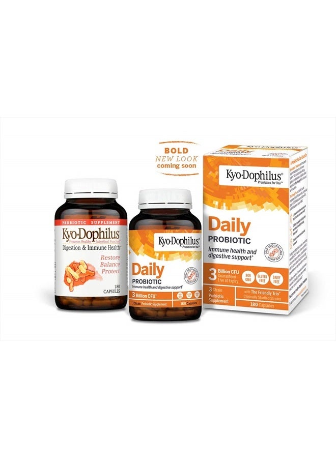 kyolic Kyo-Dophilus Daily Probiotic, Immune and Digestive Support, 180 capsules - Image 5