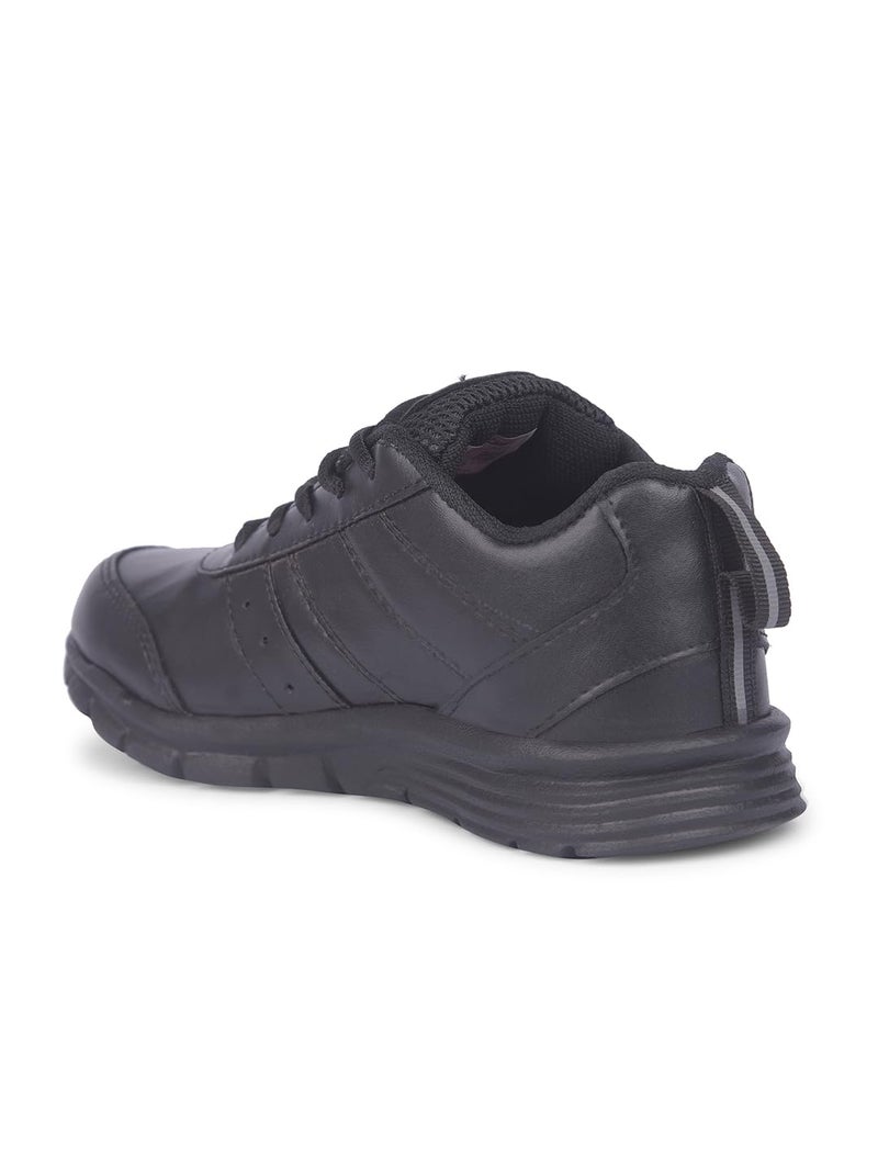 Bata Unisex Lace-up School Shoes - Black (1 UK) (3396949) - Image 4