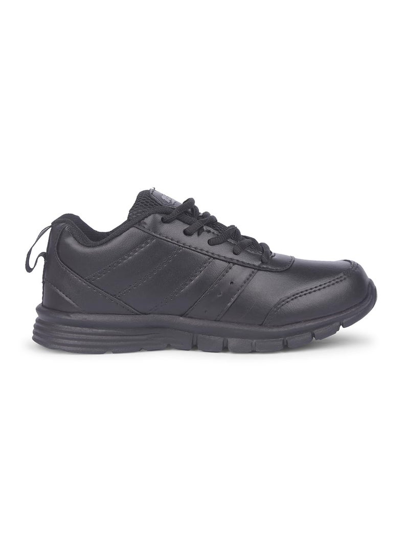 Bata Unisex Lace-up School Shoes - Black (1 UK) (3396949) - Image 3