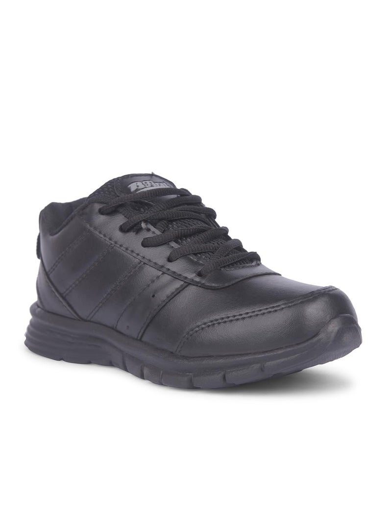 Bata Unisex Lace-up School Shoes - Black (1 UK) (3396949) - Image 2