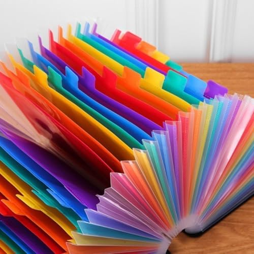 Penck Expanding File Folder 36 Pockets, Large Capacity Multicolored Portable Accordion A4 Document Organizer – Works on Letter Size and A4 Size for Home/Office/Business/Study - Image 4