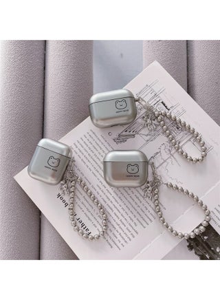 South Korea Cute Bear For AirPods Pro2 Protective Case Cartoon 2/3 Generation For Apple Wireless Headset Soft Case-Color:Electroplated Matte Bear Head + Bracelet-Applicable Model:Airpods Generation 3 - pzsku/ZD01B2DBBEB96FB2B4F28Z/45/1746232316/748a84ed-2b5b-43dd-a366-75ca8a6630ac