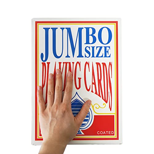 Yuanhe Jumbo Large Playing Cards Giant Deck of Cards Oversized Full Deck Huge Poker for Casino Party Decorations 8x11 inch - Image 5