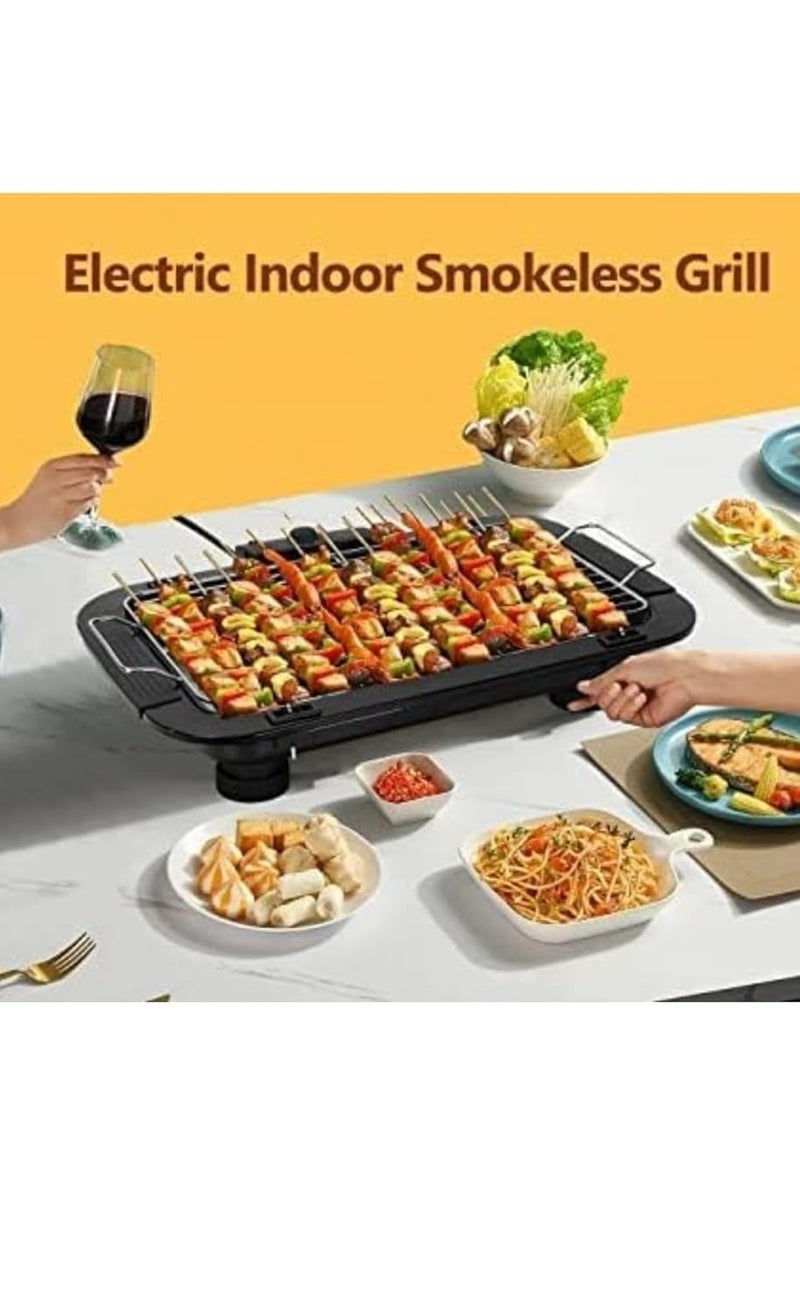 AUREUS Powder Coated 2000 Watts Electric Barbeque Grill Tandoor Grills Contact Grill Portable Grill Outdoor Picnic Griller Light Weight Grill - Image 5