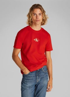 Calvin Klein Jeans Monologo Cotton T-Shirt  - Image 1