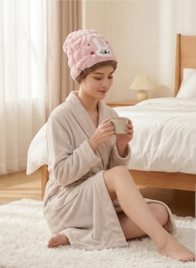 Luxury Microfiber Hair Wrapper – Quick Dry Hair Towel Turban for Women & Girls – Soft Hair Drying Cap for Styling and Sleep – Gentle & Protective Hair Wrap for Frizz-Free, Smooth Hair – Durable, Lightweight, and Fashionable Design - Image 5