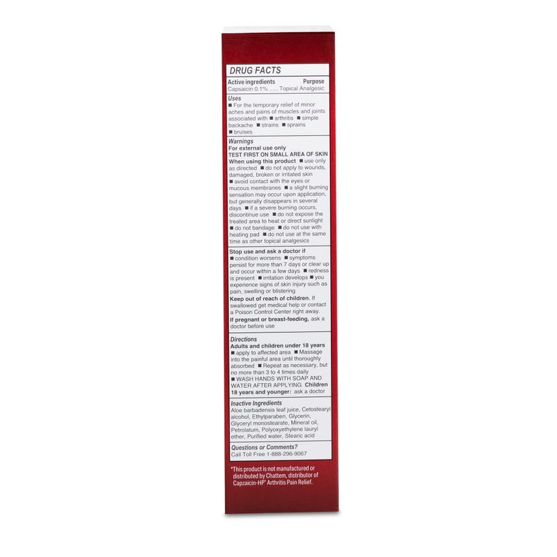 Globe (3 Pack) Capsaicin 0.1% High Potency Pain Relief Cream, Unscented (2 oz) Deep Penetrating Relief from: Arthritis, Muscle, Joint and Back Pain - Image 5