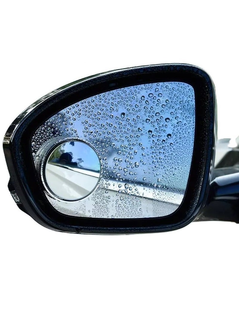 Alayjah Car Blind Spot Mirrors, Pack of 2, Convex Glass for Wide-Angle View, Enhances Safety, Easy to Install, Fits All Vehicles,10700040 - Image 1