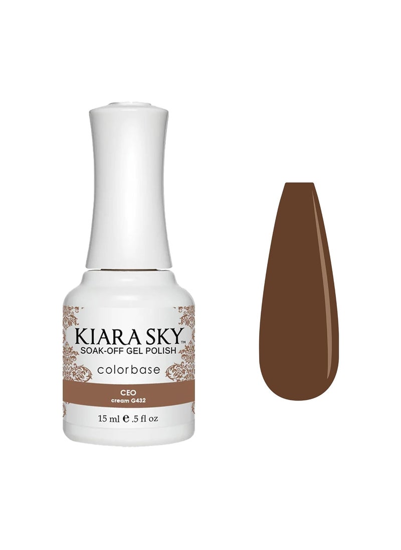 KIARA SKY - Kiara Sky Soak Off Gel Nail Polish 0.5 fl oz, CEO (G432) - Image 1
