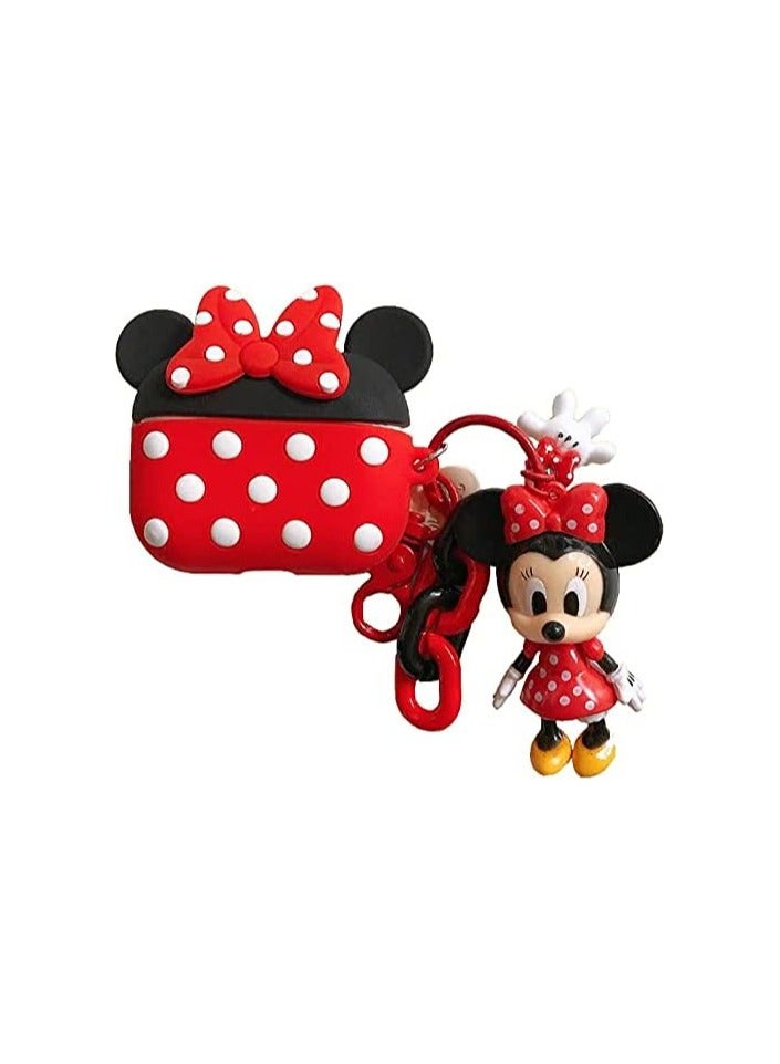 A protective silicone shockproof protection cover for AirPods Pro headphones in the shape of a cartoon character - Image 3