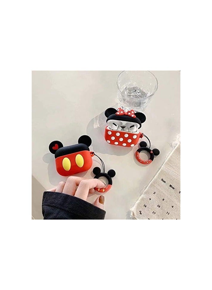 A protective silicone shockproof protection cover for AirPods Pro headphones in the shape of a cartoon character - Image 5