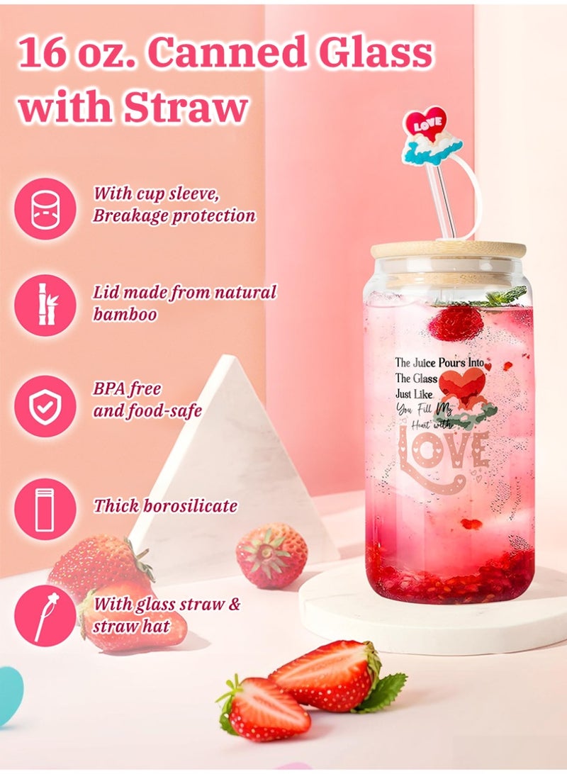 نورهور مجموعة هدايا نسائية 11 قطع، صندوق سبا مع كوب زجاجي وشموع معطرة، هدية عناية ذاتية مثالية لأعياد الميلاد والذكرى ويوم الحب - Image 3