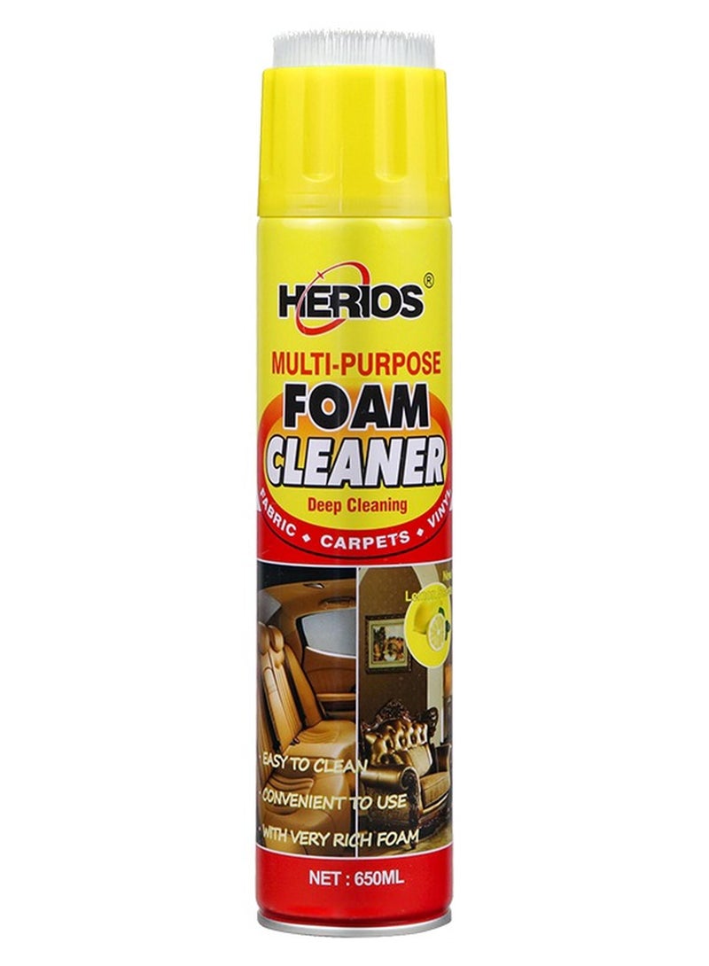 HERIOS Multi Purpose Foam Cleaner 650ml with lemon Power - Image 1