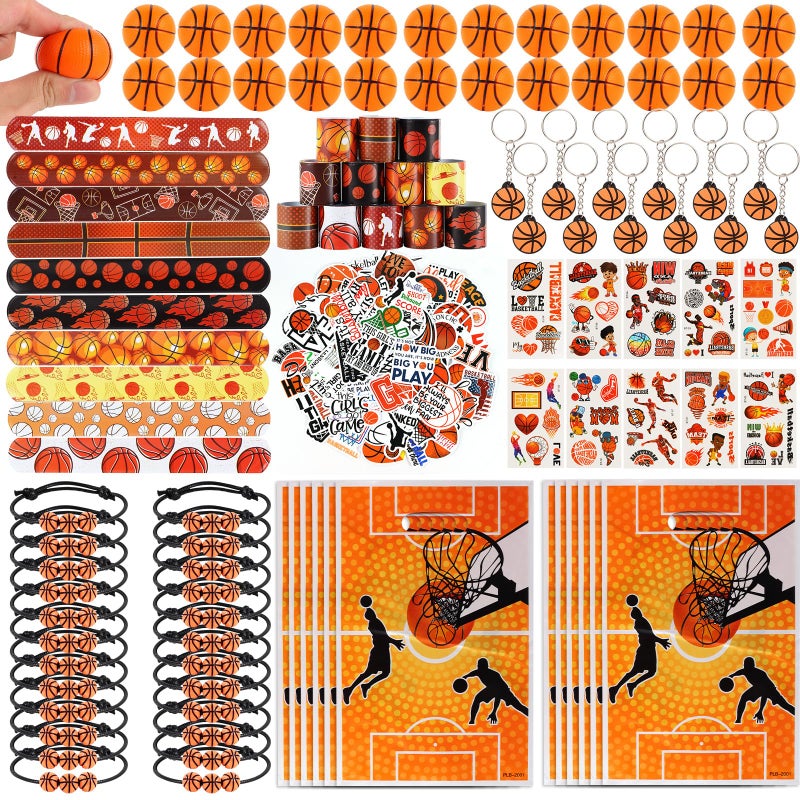 Kolewo4ever 294 Pieces Basketball Party Supplies Set Bulk Sports Goodie Bag Fillers for Sports Party Gifts Bags Basketball - Image 3