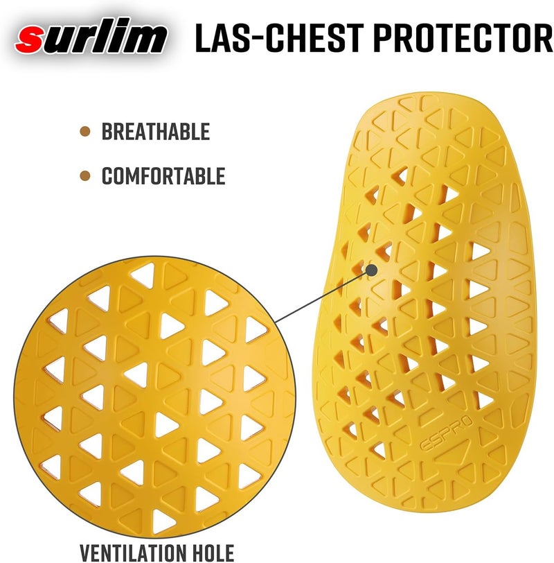 surlim Motorcycle Armor Insert Pads CE Level 2 Motorcycle Protector CE Armor for Motorcycle Jackets Pants (LAS-Chest Women's [CE Level 2]) - Image 5
