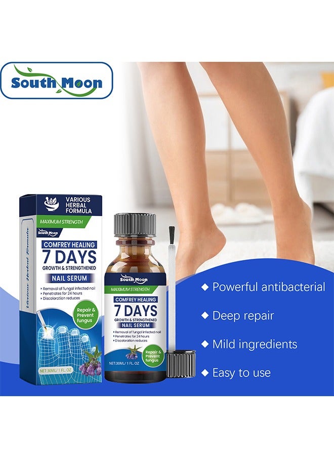 SOUTH MOON 7 Days Nail Serum，Nail Repairserum Nail Cleansing, Gentle Repairof Cuticles, Nail Care And Repairliquid（30ml） - Image 4