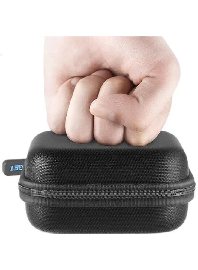 Eaget Earphone Storage Bag For 2230 Magnetic Hard Drive Card Reader Storage Bag Data Cable U Disk Mobile Phone Earphone Portable Shockproof Portable Compact Protective Case - Image 3