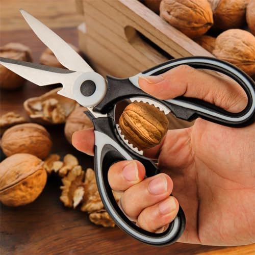 Vruta Multipurpose Versatile Scissors for Kitchen Stainless Steel Kitchen Scissors for Vegetables, Cucumbers, Peppers, Garlic, Herbs, & Bottle Opener Food Scissors Vegetables Scissor (Ultra Sharp) - Image 3