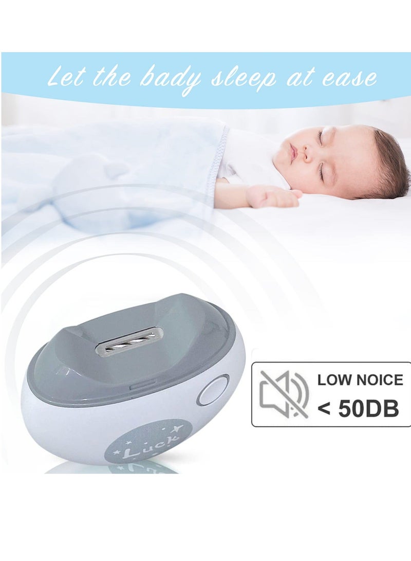 Y&D Electric Automatic Nail Clipper with Light & 2 Speeds,Fingernail Cutter and File in 1 Design, Scraps Storage,USB Rechargeable Safety Fingernail Trimmer for Baby, Kids, Seniors Adult - Image 3