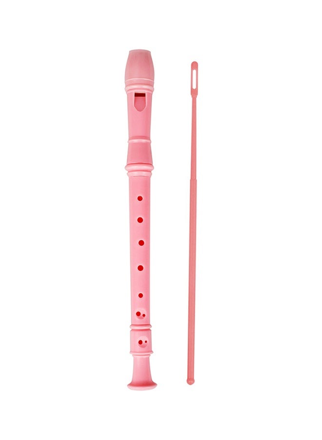 Wish 8 Holes E Key ABS Descant Recorder  with Fingering Chart Cleaning Stick for Kids Beginners - Image 1