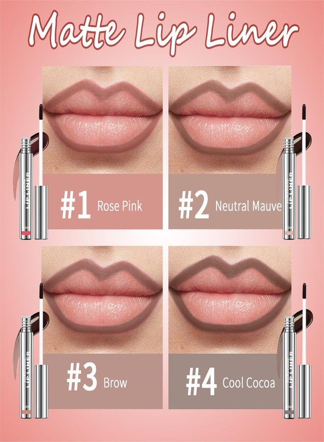 Suaxova 4PCS Peel Off Lip Stain, Red Matte Liquid Lipstick Lip Stain Long Lasting Waterproof for Women,Non-stick Cup Lipstick Peel Off Highly Pigmented - Image 3