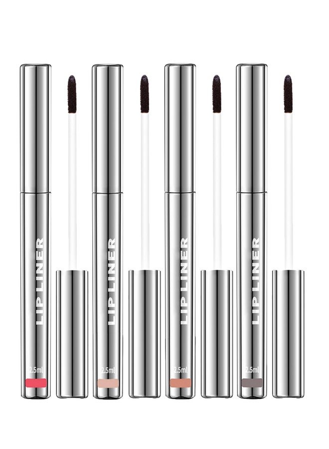 Suaxova 4PCS Peel Off Lip Stain, Red Matte Liquid Lipstick Lip Stain Long Lasting Waterproof for Women,Non-stick Cup Lipstick Peel Off Highly Pigmented - Image 1