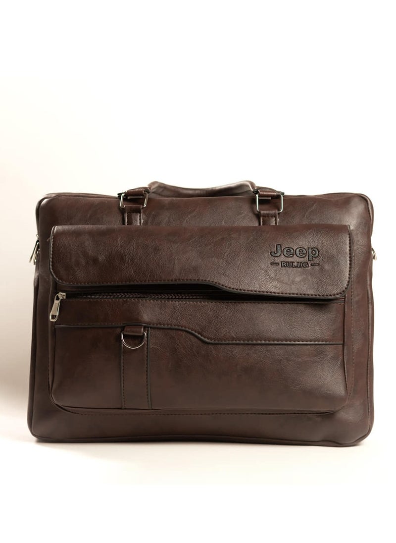 Jeep - laptop Bag Brown - Image 1
