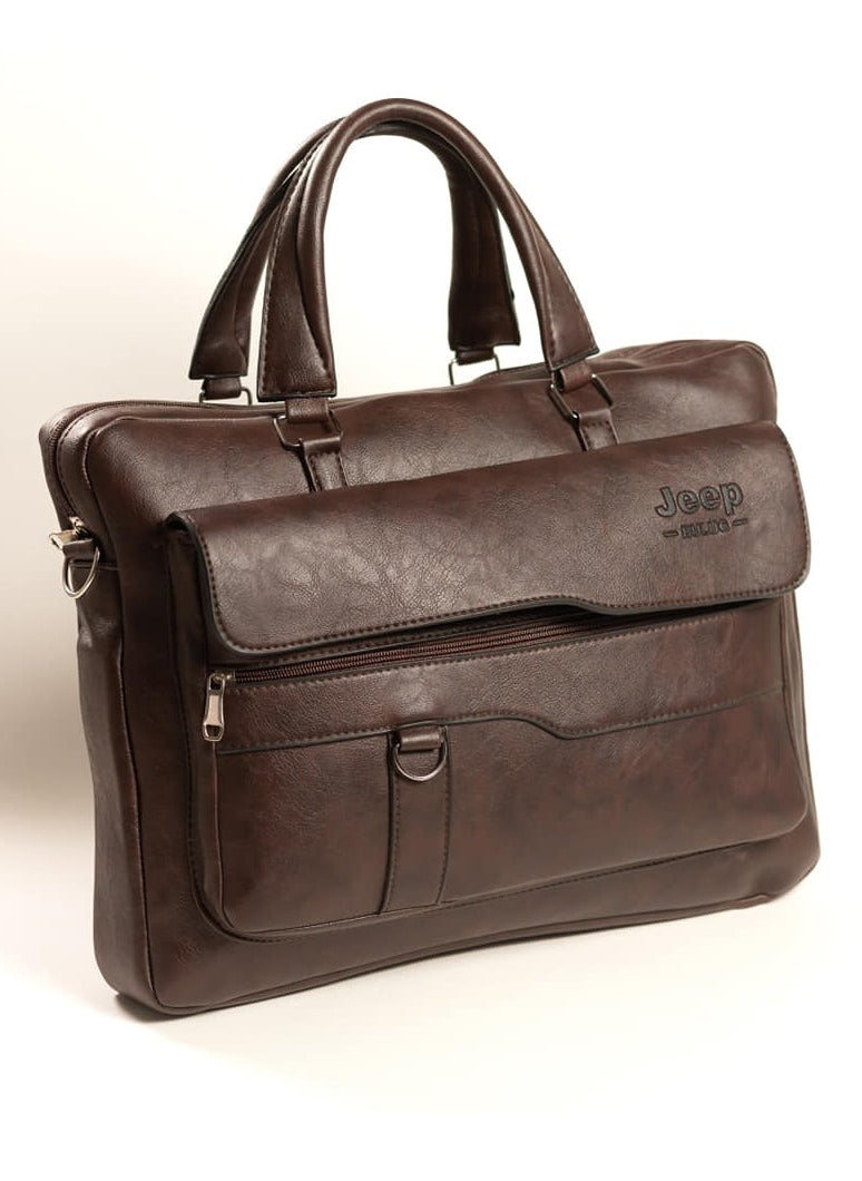 Jeep - laptop Bag Brown - Image 1