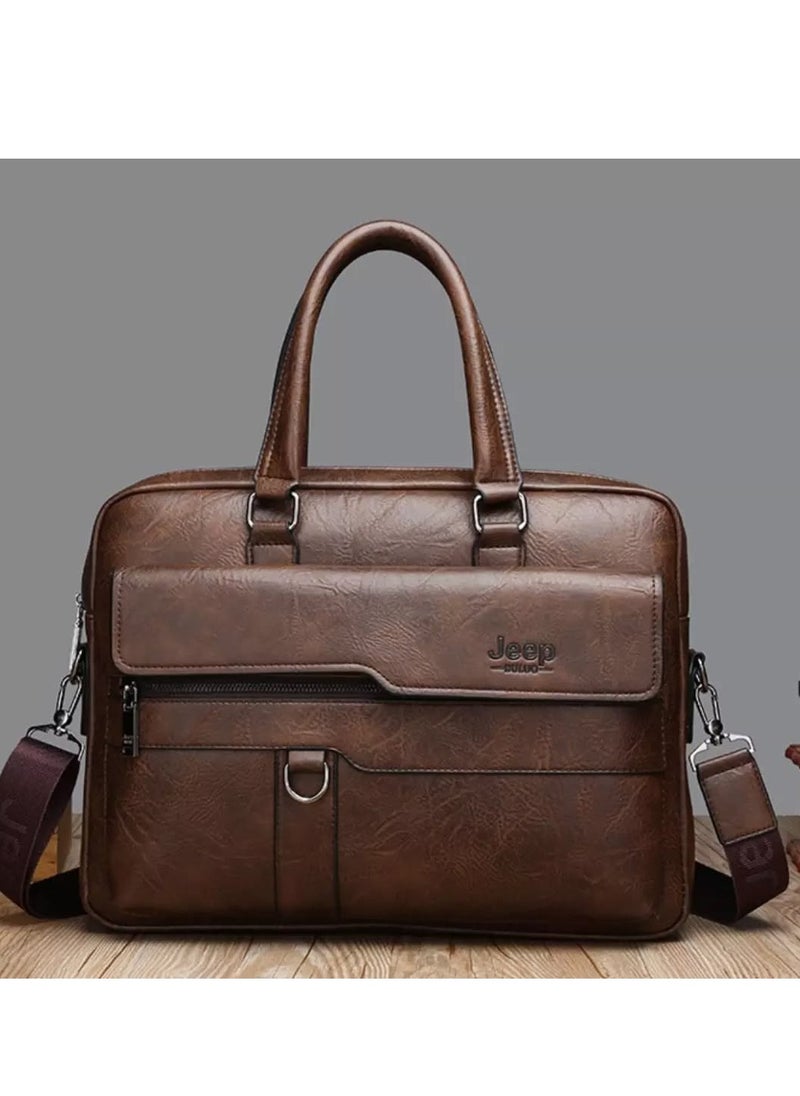 Jeep - laptop Bag Brown - Image 1