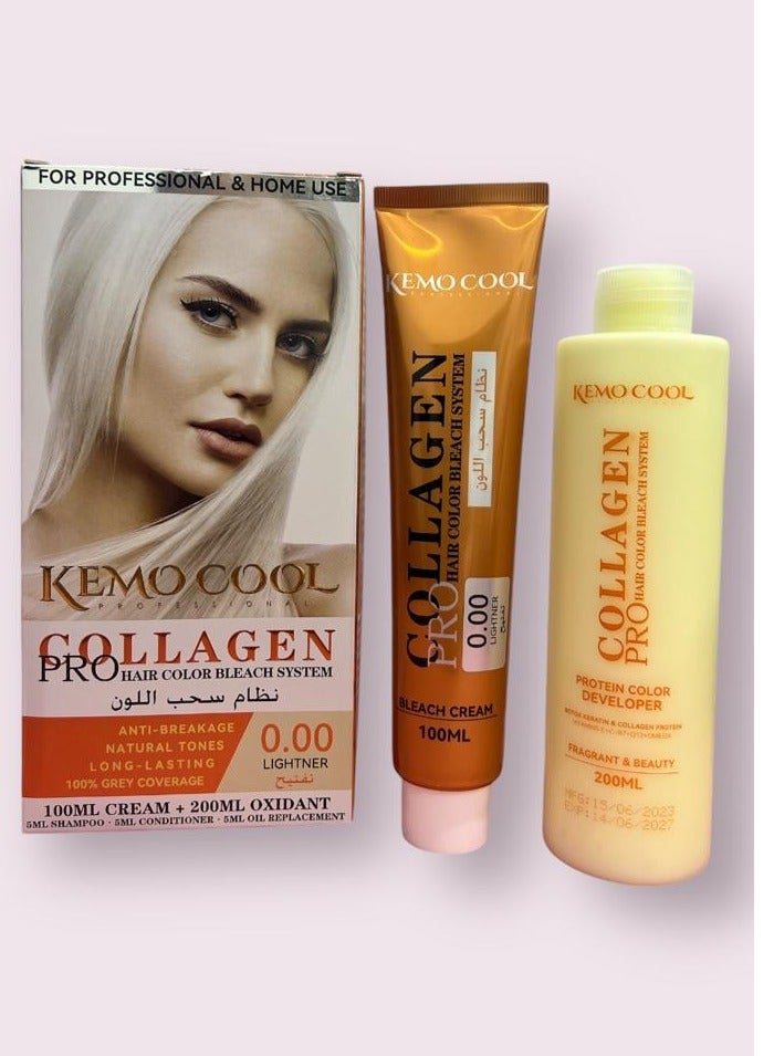 كيمو كول كولاجين نظام سحب اللون الحجم 5+5+5+200+100مل - Image 2