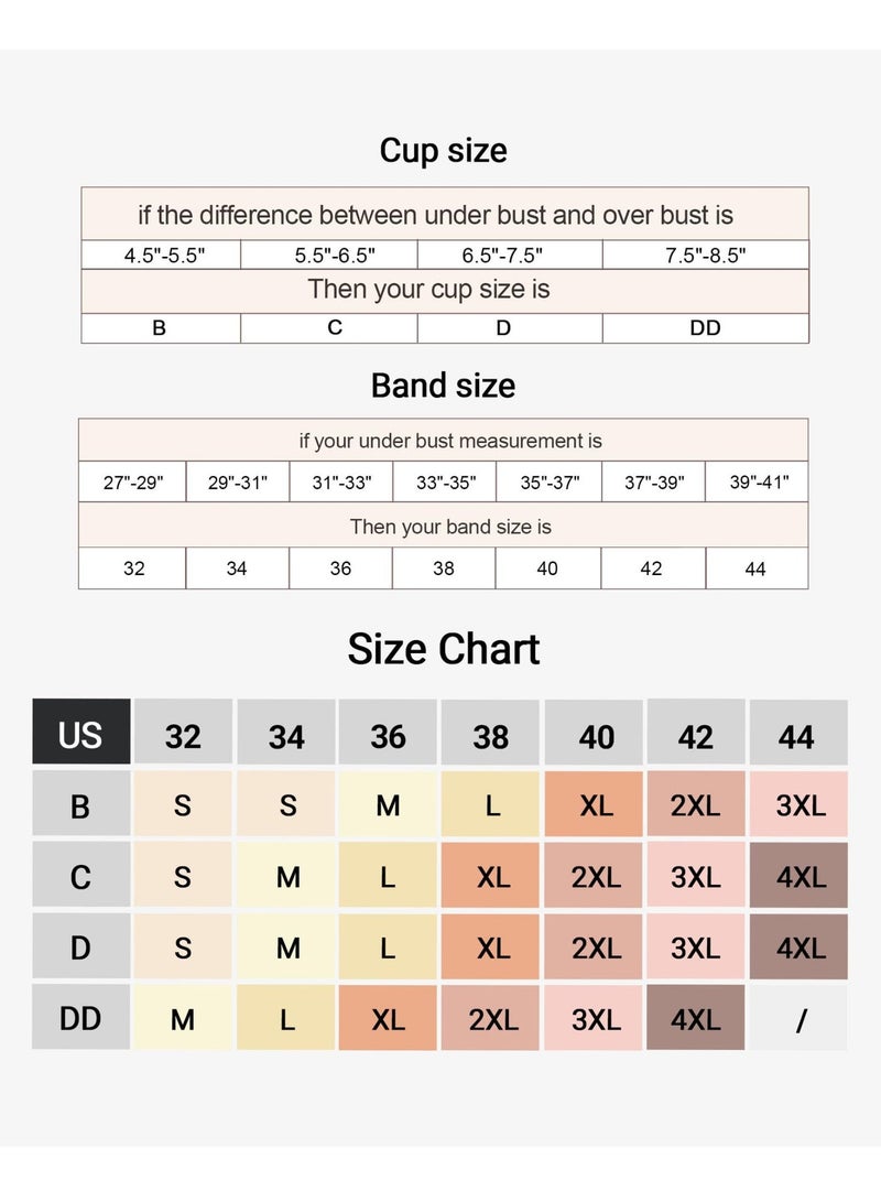 womens Ultimate Wireless Bra Full Coverage Bra (pack of 1) ,Wire-Free Support, Breathable Fabric, V-Neck Design, Adjustable Straps, Multiple Occasions - Image 3