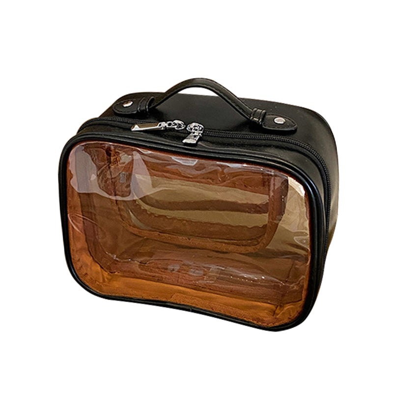 Cosmetic bag portable large capacity fashion handheld skincare products storage multifunctional bag - Image 1