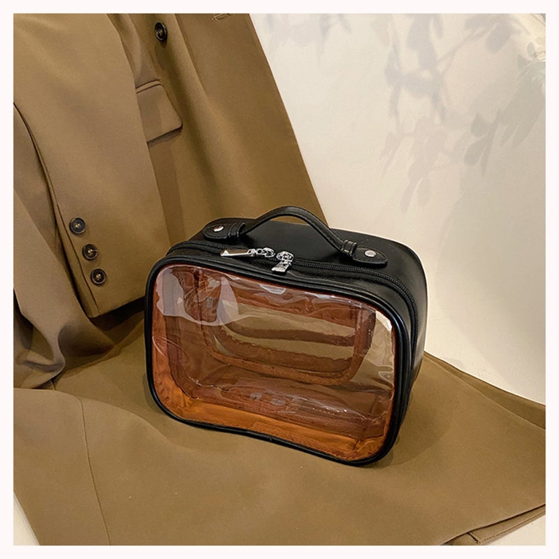 Cosmetic bag portable large capacity fashion handheld skincare products storage multifunctional bag - Image 5