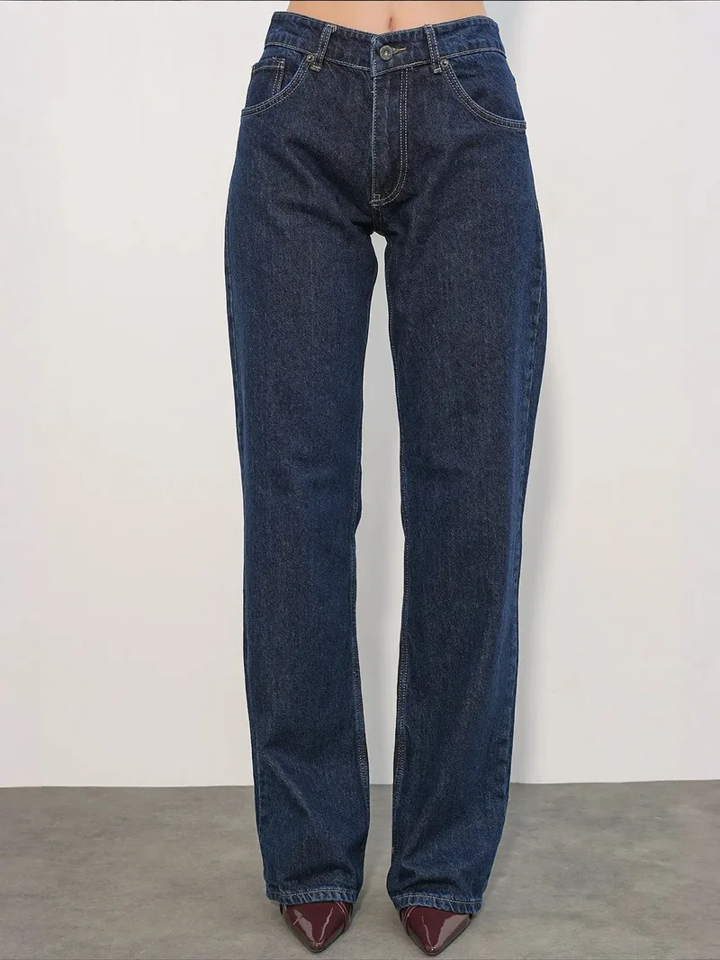 Big Dart Dark Blue Denim BDART Women's Cotton Jeans for Women | Best Price UAE