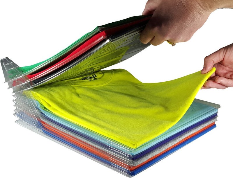 EZSTAX Closet Organizer and Shirt Folder | Regular Size, 20-Pack - Image 1