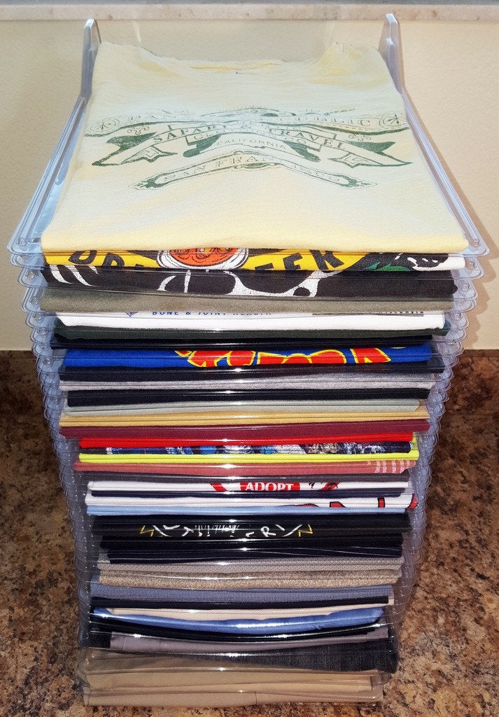 EZSTAX Closet Organizer and Shirt Folder | Regular Size, 20-Pack - Image 3
