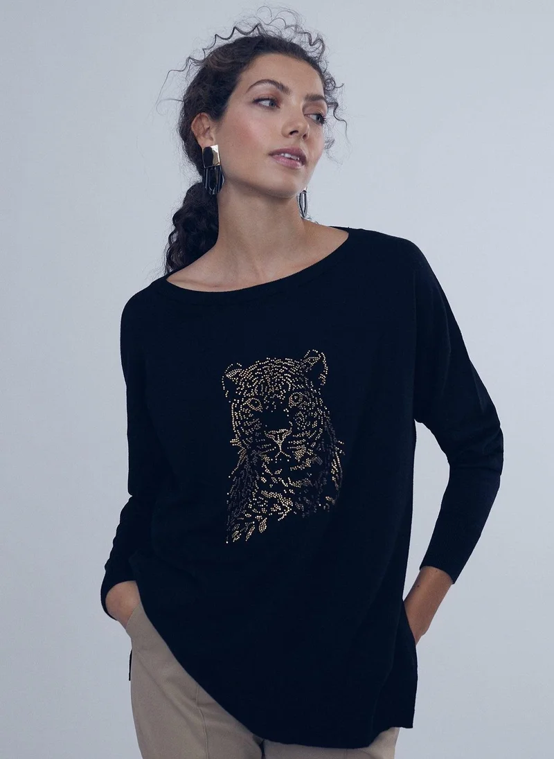 Lola Casademunt Animal print sweater