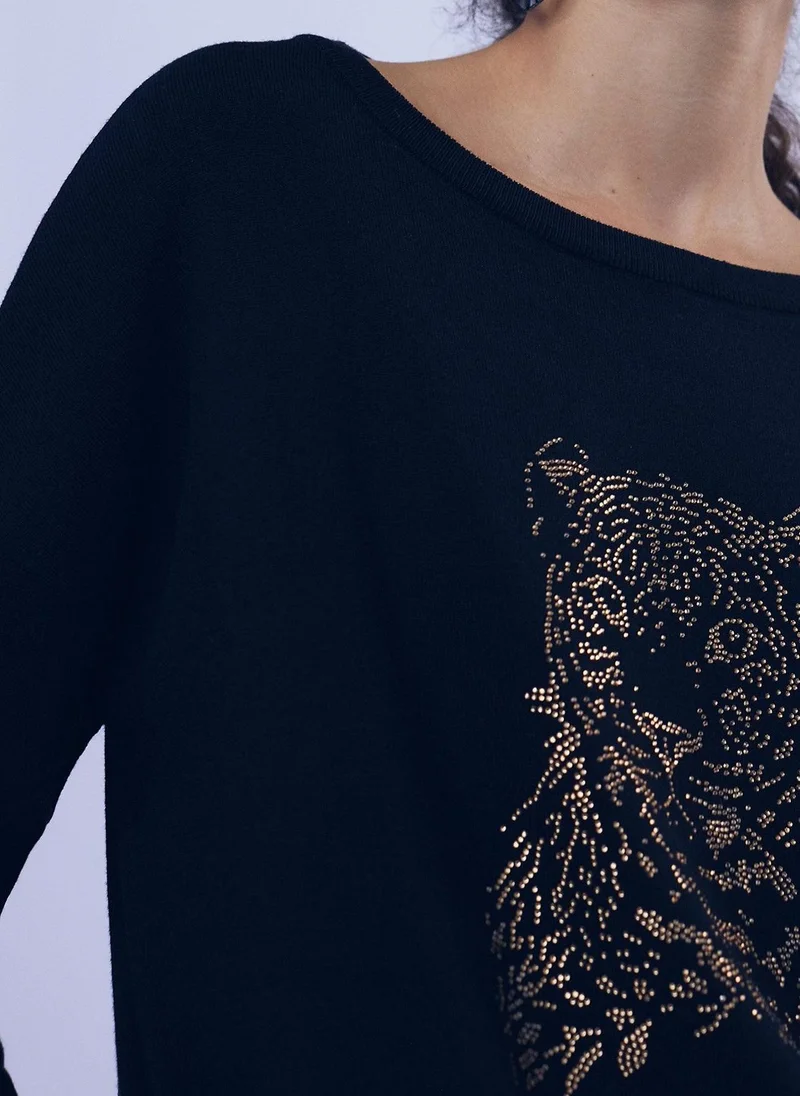 Lola Casademunt Animal print sweater