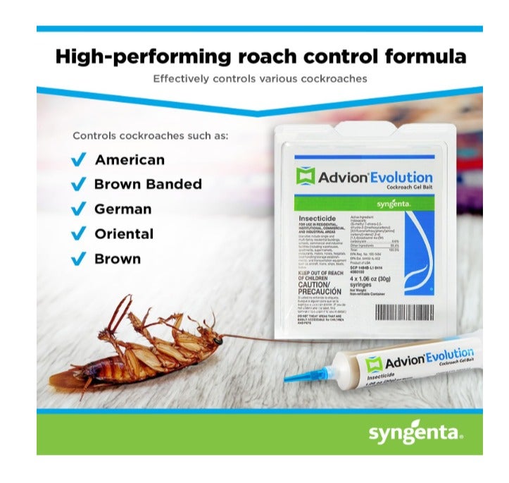 Advion Evolution Cockroach Gel Bait. Cockroach killer gel. 1 Tubes 1x30 gram - Image 5