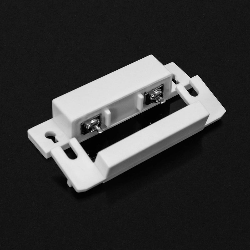QWORK MC-31 Wired Surface-Mounted NC Magnetic Door Window Contact Sensor Alarm Reed Switch, White, Pack of 5 with 20 Screws - Image 5