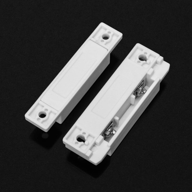 QWORK MC-31 Wired Surface-Mounted NC Magnetic Door Window Contact Sensor Alarm Reed Switch, White, Pack of 5 with 20 Screws - Image 4