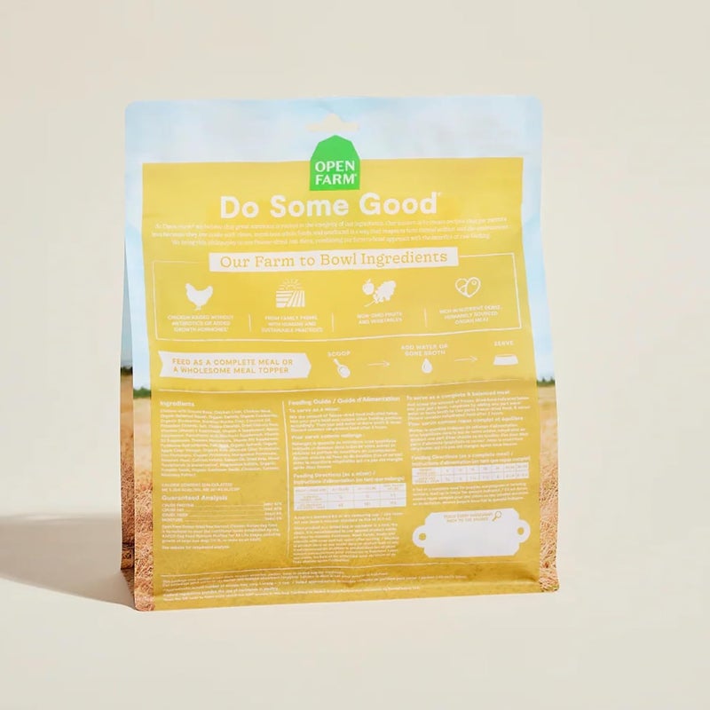 Open Farm Freeze-Dried Raw Harvest Chicken Recipe Dry Dog Food - 99g - Image 4